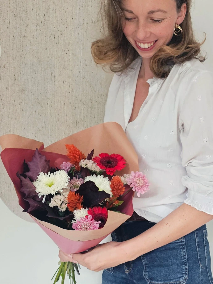 bouquet de fleurs fraiches par bloemantic bruxelles
